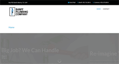 Desktop Screenshot of banffplumbing.com